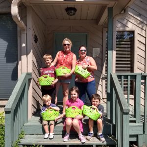 Donors drop off Mother’s Day baskets for the women residing in Hagar’s House